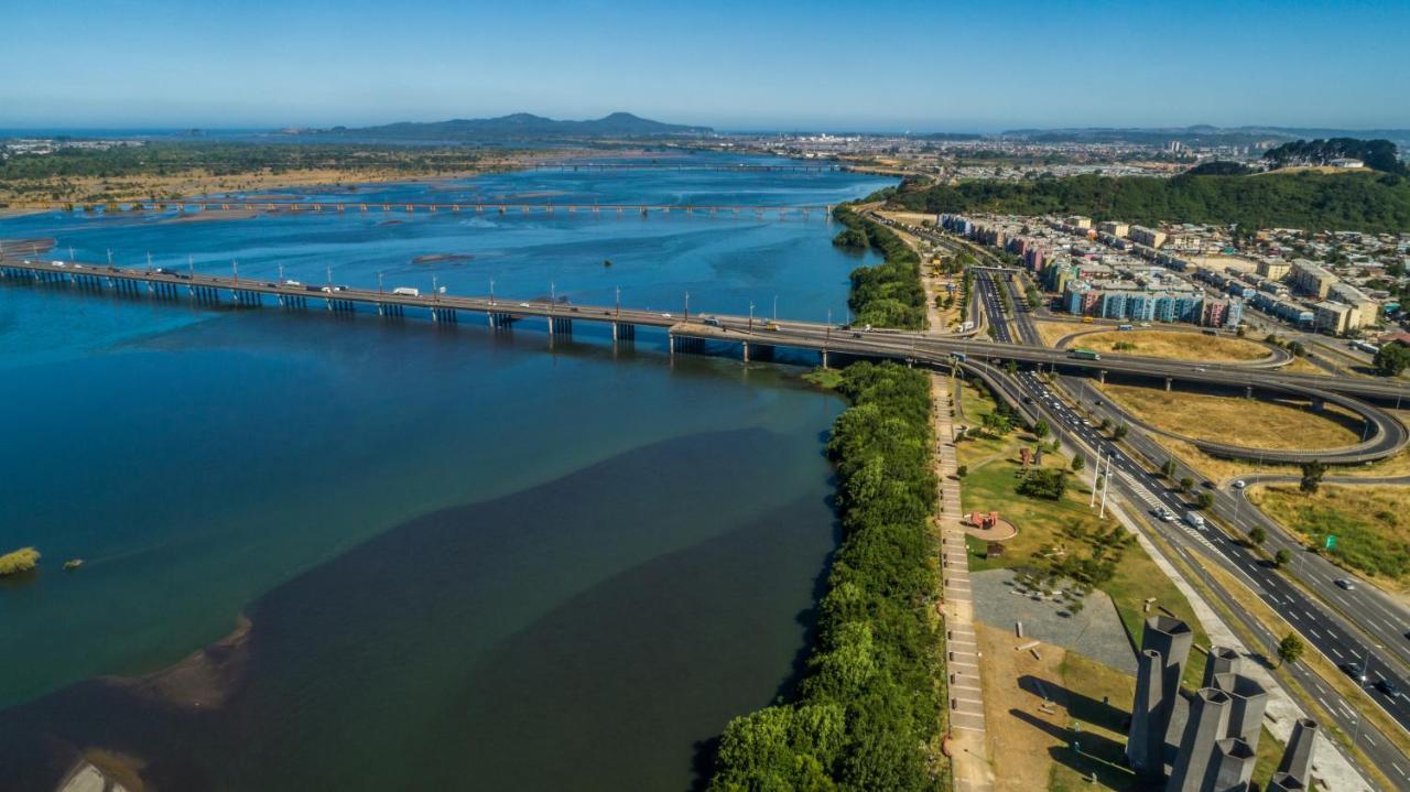 Mds Hotel Concepción Exterior foto Aerial view of the bridge