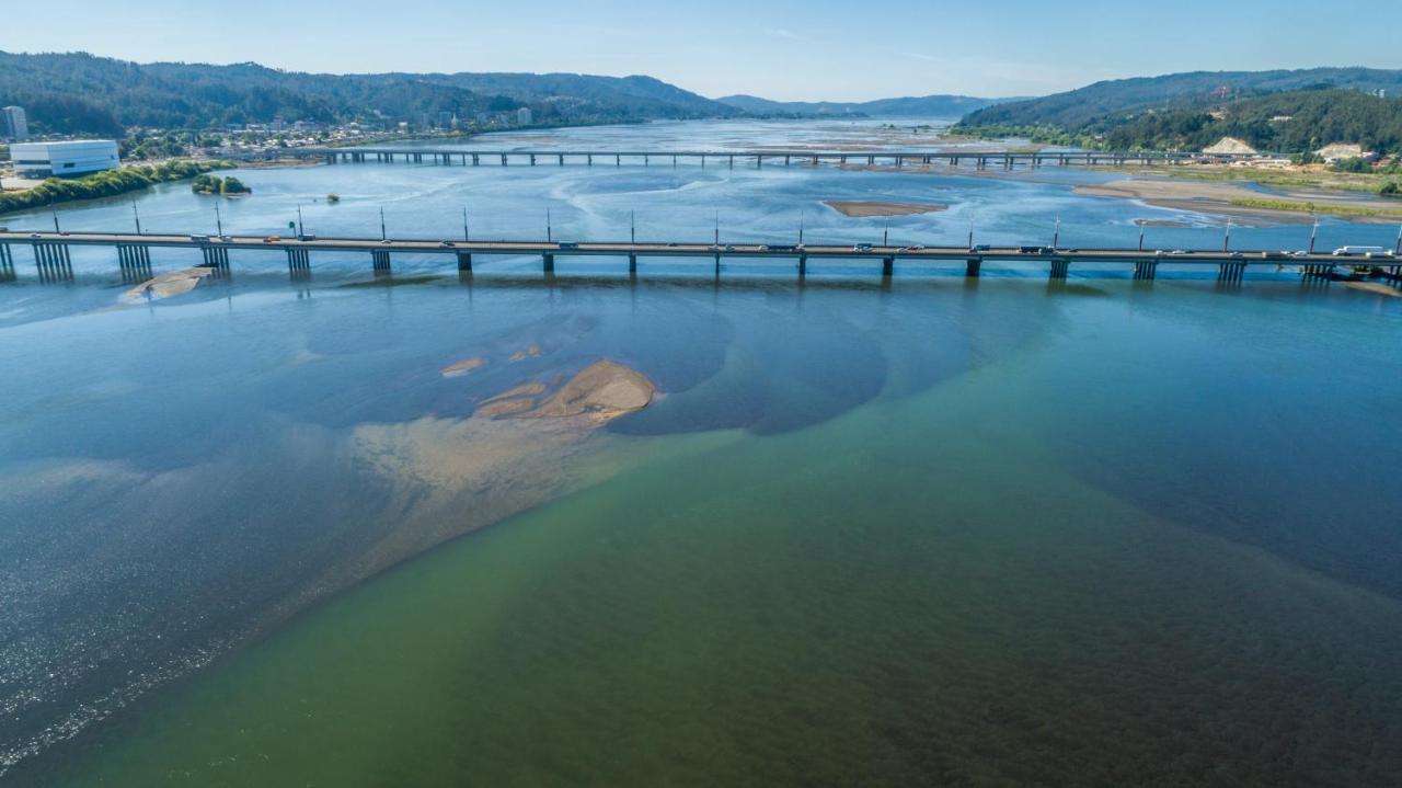 Mds Hotel Concepción Exterior foto Aerial view of the bridge